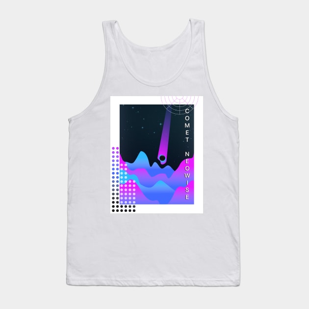 Comet Neowise Tank Top by rikabird17